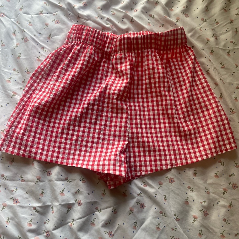 Red Gingham Boxer Shorts